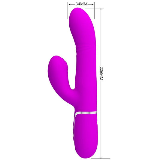 PRETTY LOVE - VIBRADOR MULTIFUNCIONAL PONTO G FÚCSIA