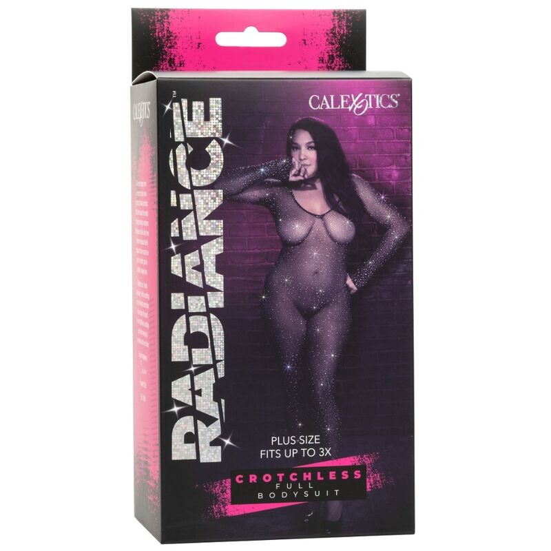 CALEXOTICS - RADIANCE CROCHETLESS RHINE PLUS SIZE CORPO INTEIRO