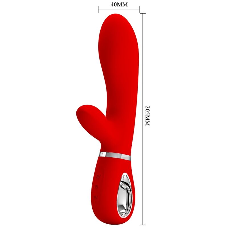 PRETTY LOVE - VIBRADOR MULTIFUNCIONAL PARA PONTO G THOMAS RED
