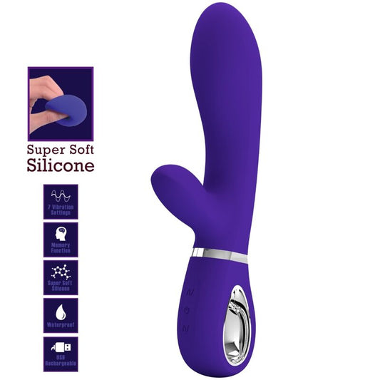 PRETTY LOVE - VIBRADOR MULTIFUNCIONAL G-SPOT THOMAS ROXO