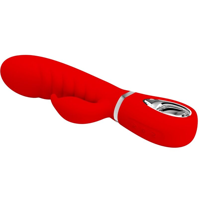 PRETTY LOVE - VIBRADOR MULTIFUNCIONAL PRESCOTT VERMELHO PARA PONTO G