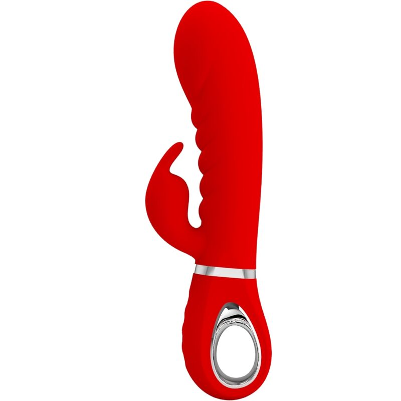 PRETTY LOVE - VIBRADOR MULTIFUNCIONAL PRESCOTT VERMELHO PARA PONTO G