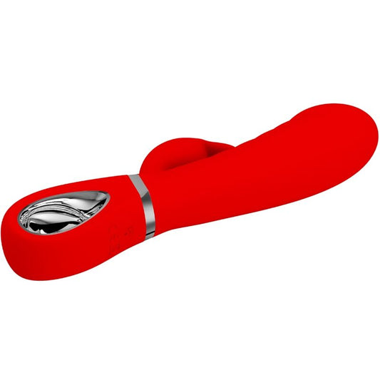 PRETTY LOVE - VIBRADOR MULTIFUNCIONAL PRESCOTT VERMELHO PARA PONTO G