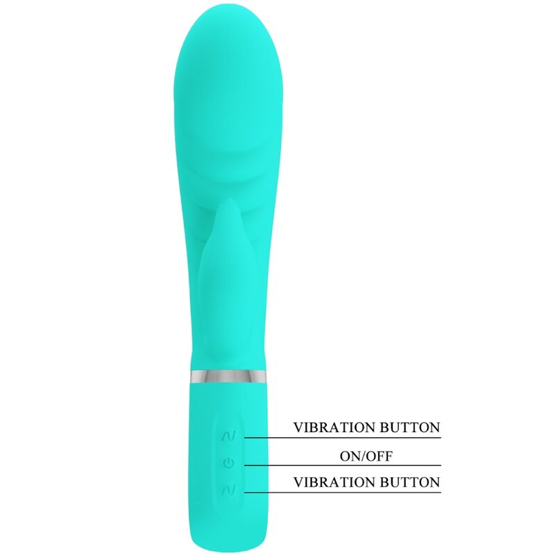 PRETTY LOVE - VIBRADOR MULTIFUNCIONAL PRESCOTT AQUA G-SPOT VERDE