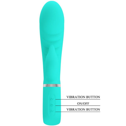 PRETTY LOVE - VIBRADOR MULTIFUNCIONAL PRESCOTT AQUA G-SPOT VERDE