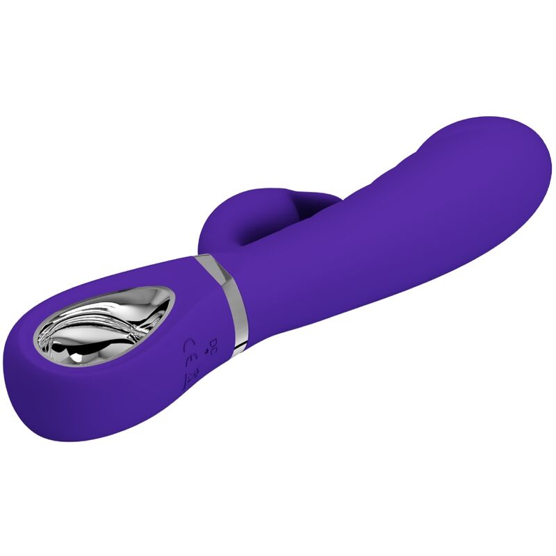 PRETTY LOVE - VIBRADOR MULTIFUNCIONAL PRESCOTT ROXO PARA PONTO G