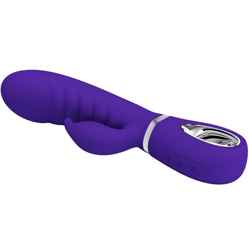 PRETTY LOVE - VIBRADOR MULTIFUNCIONAL PRESCOTT ROXO PARA PONTO G