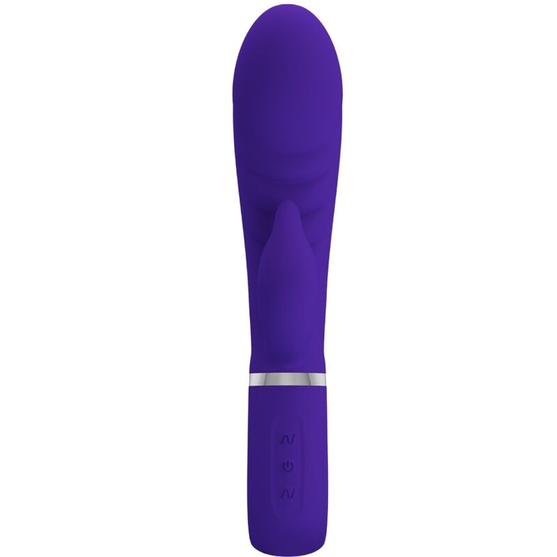 PRETTY LOVE - VIBRADOR MULTIFUNCIONAL PRESCOTT ROXO PARA PONTO G