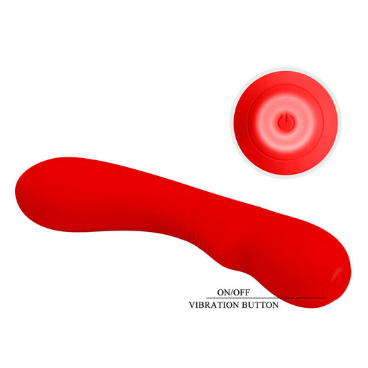 PRETTY LOVE - VIBRADOR RECARREGÁVEL PRESCOTT VERMELHO