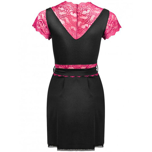 LIVCO CORSETTI FASHION - KUMIKO LC 90428 BATA + CALCINHA NEGRO S/M