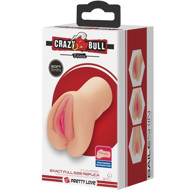 CRAZY BULL - MASTUBADOR EM FORMATO DE VAGINA ELIANA