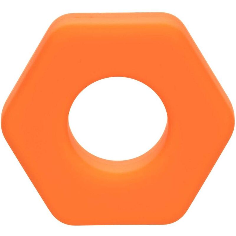 CALEXOTICS - ANEL DE EXTENSÃO ALFA LARANJA SEXÁGONO