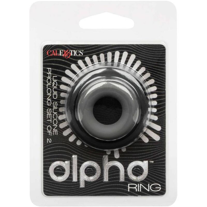 CALEXOTICS - ALFA PROLONG PACOTE COM 2 ANÉIS CINZENTOS