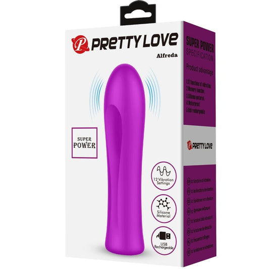 PRETTY LOVE - ALFREDA VIBRADOR SUPER PODEROSO ROXO