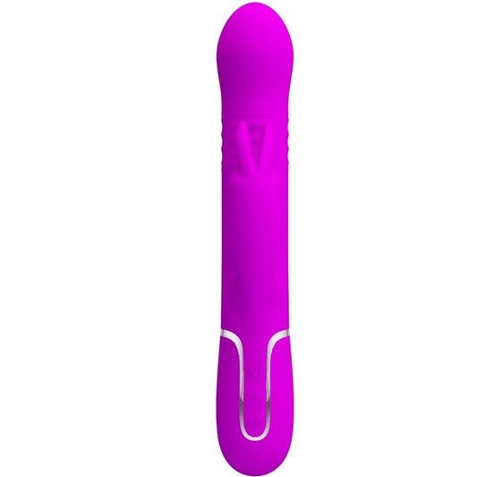 PRETTY LOVE - VIBRADOR COALE RABBIT COM CONTAS ROXAS
