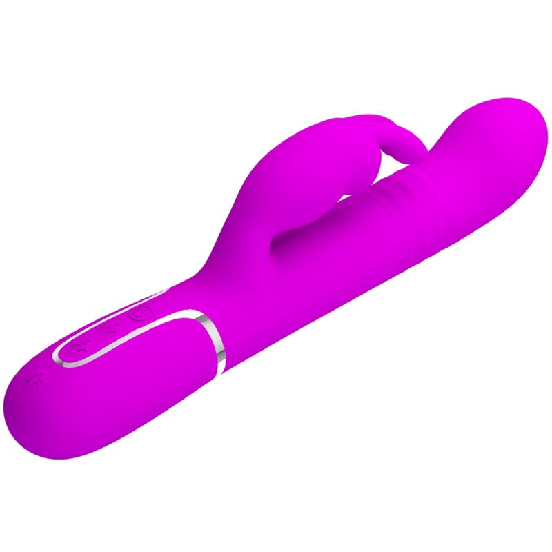 PRETTY LOVE - VIBRADOR COALE RABBIT COM CONTAS ROXAS