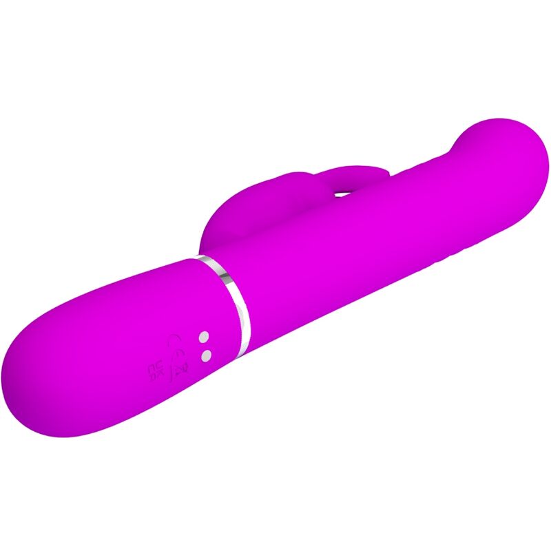 PRETTY LOVE - VIBRADOR COALE RABBIT COM CONTAS ROXAS
