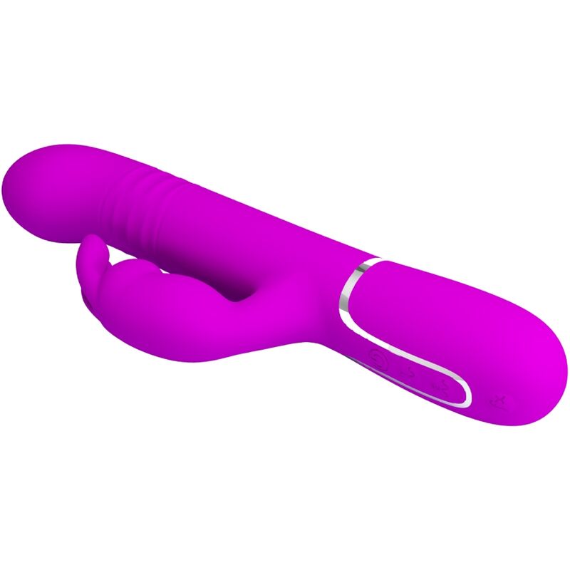 PRETTY LOVE - VIBRADOR COALE RABBIT COM CONTAS ROXAS