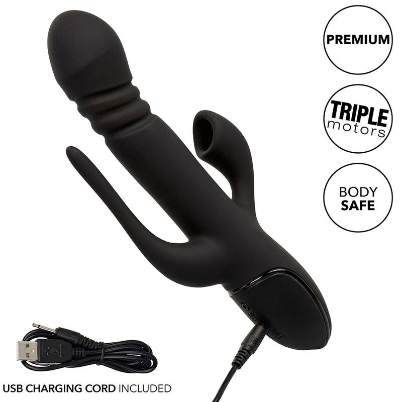 CALEXOTICS - VIBRADOR TRIPLO EUPHORIA BLACK