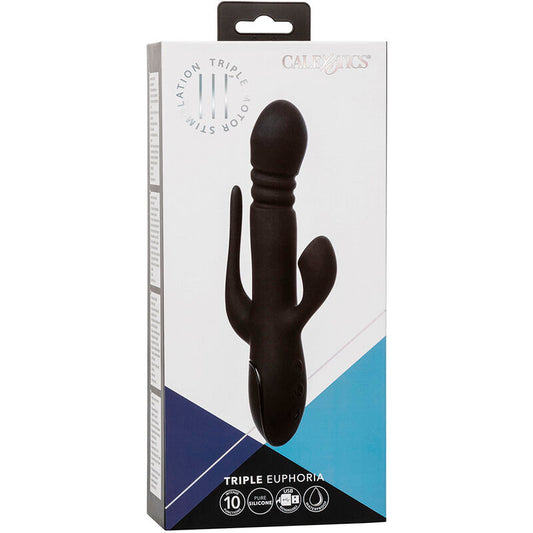 CALEXOTICS - VIBRADOR TRIPLO EUPHORIA BLACK
