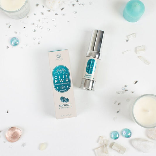 BRINCADEIRA SECRETA - BÁLSAMO DE COCO PARA CLITÓRIS EM POTÊNCIA PARA CLITÓRIS