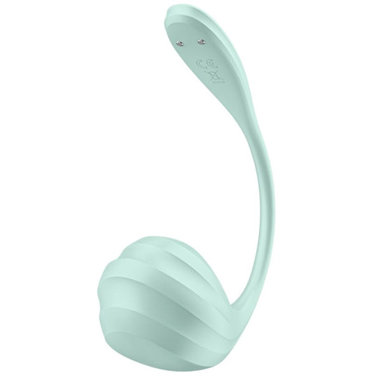 SATISFYER - APLICATIVO GRATUITO ESTIMULADOR DE PONTO G SMOOTH PÉTALA VERDE MAR
