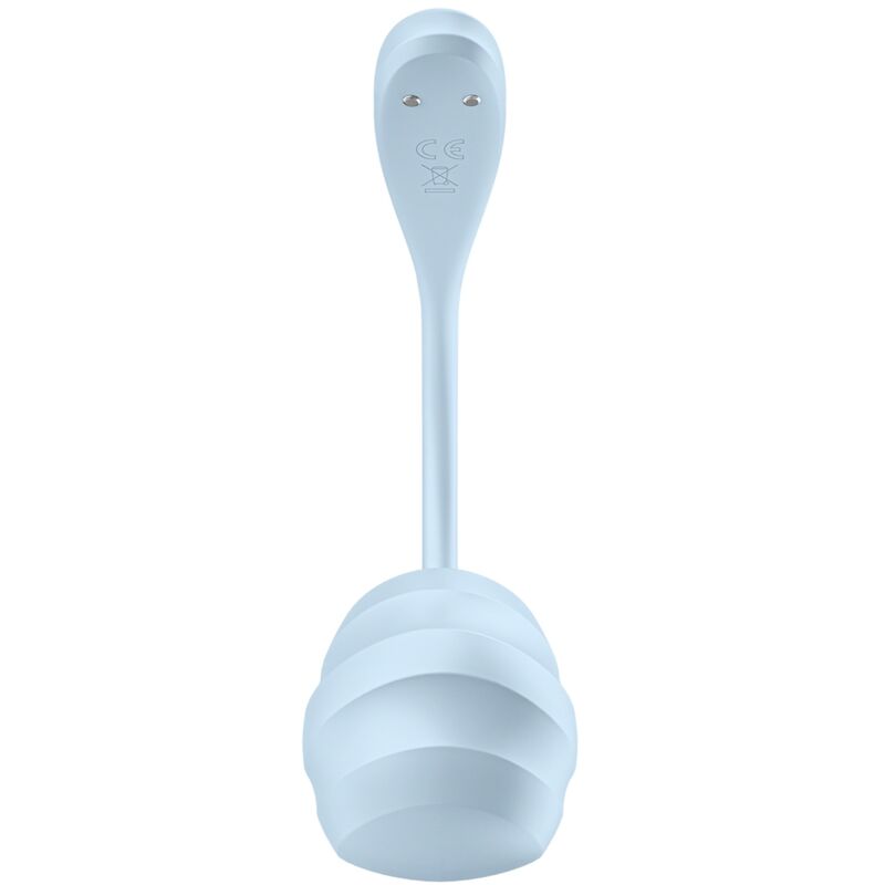 SATISFYER - APLICATIVO GRATUITO ESTIMULADOR DE PONTO G SMOOTH PETAL AZUL CÉU