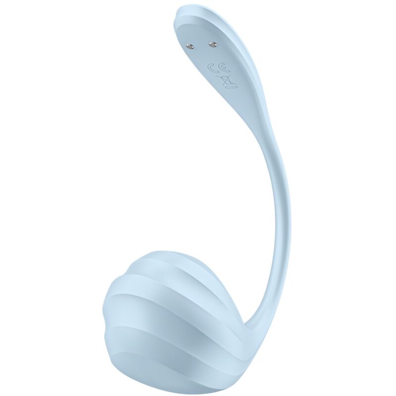 SATISFYER - APLICATIVO GRATUITO ESTIMULADOR DE PONTO G SMOOTH PETAL AZUL CÉU
