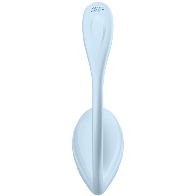 SATISFYER - APLICATIVO GRATUITO ESTIMULADOR DE PONTO G SMOOTH PETAL AZUL CÉU