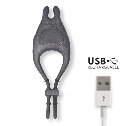 ONINDER - ANEL VIBRADOR AJUSTÁVEL RECARREGÁVEL PAMPA COM ESTIMULADOR DE CLITÓRIS DE 10 VELOCIDADES - APLICATIVO GRATUITO