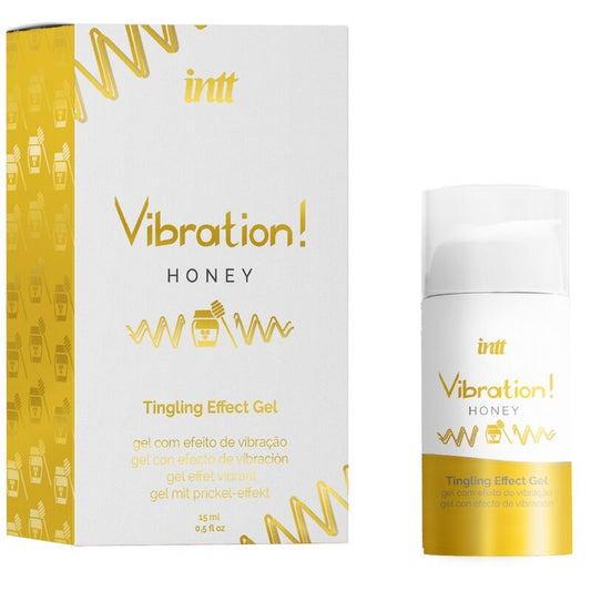 INTT - LIQUID VIBRATOR GEL WITH HONEY POWERFUL INTIMATE STIMULATOR 15 ML