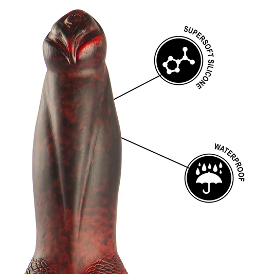 EPIC - PROMETHEUS FLAME TITAN DILDO CONTROLE REMOTO RECARREGÁVEL