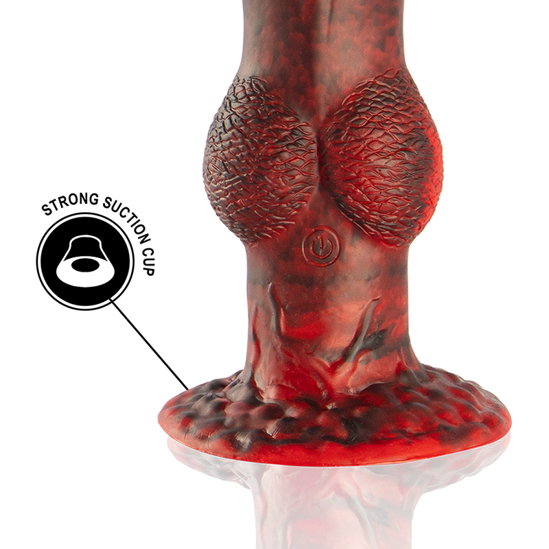 EPIC - PROMETHEUS FLAME TITAN DILDO CONTROLE REMOTO RECARREGÁVEL