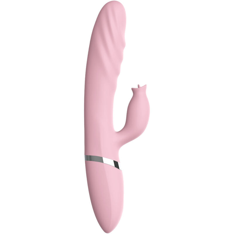 ARMONY - VIBRATOR & THRUST WITH PINK HEAT EFFECT TONGUE