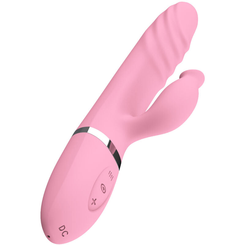 ARMONY - VIBRATOR & THRUST WITH PINK HEAT EFFECT TONGUE
