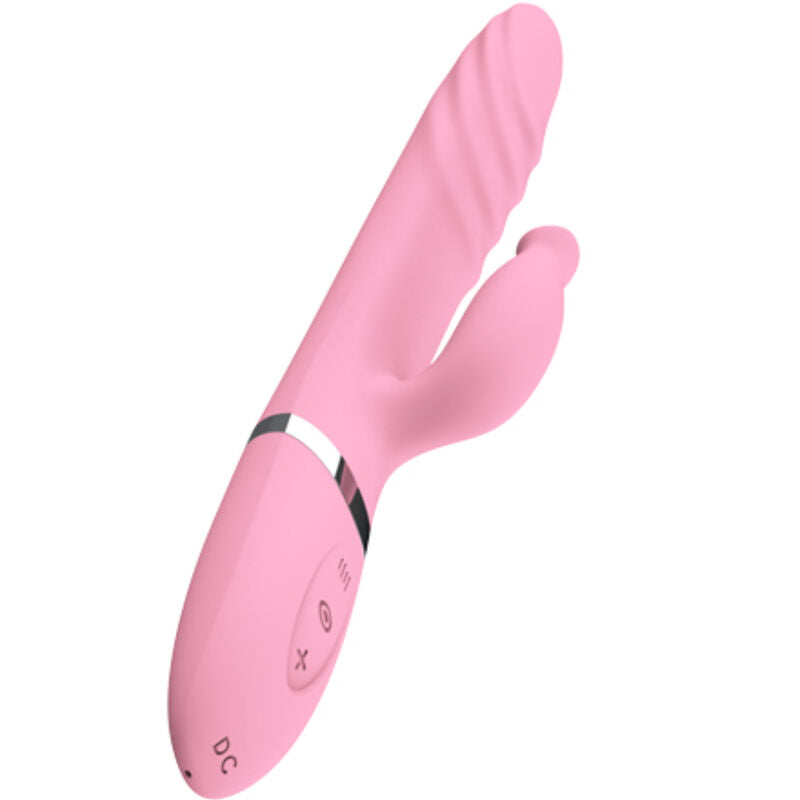 ARMONY - VIBRATOR & THRUST WITH PINK HEAT EFFECT TONGUE