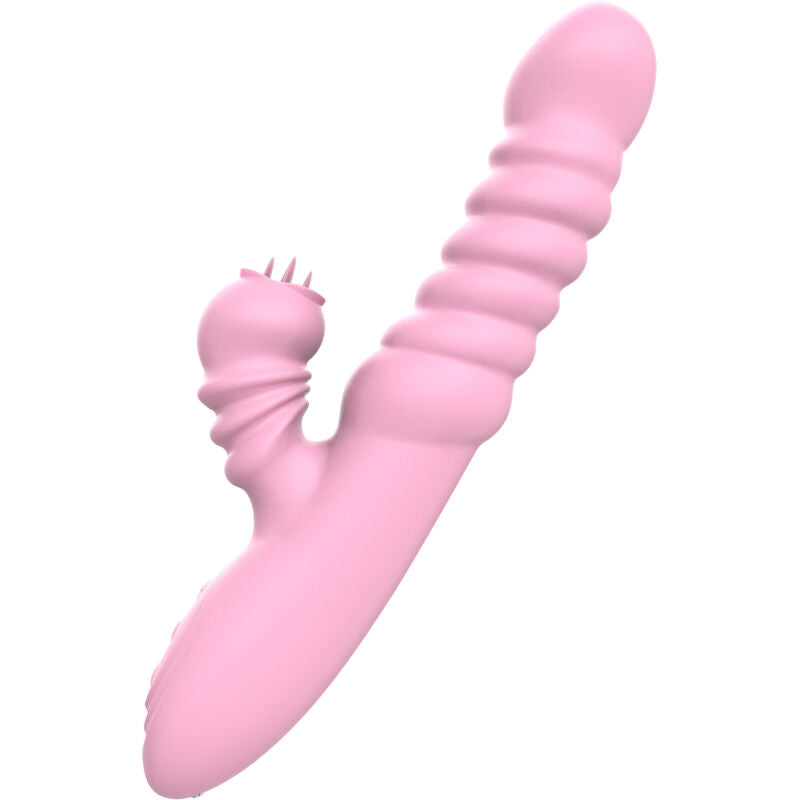 ARMONY - MULTIFUNCTION VIBRATOR WITH STIMULATING TONGUE PINK HEAT EFFECT