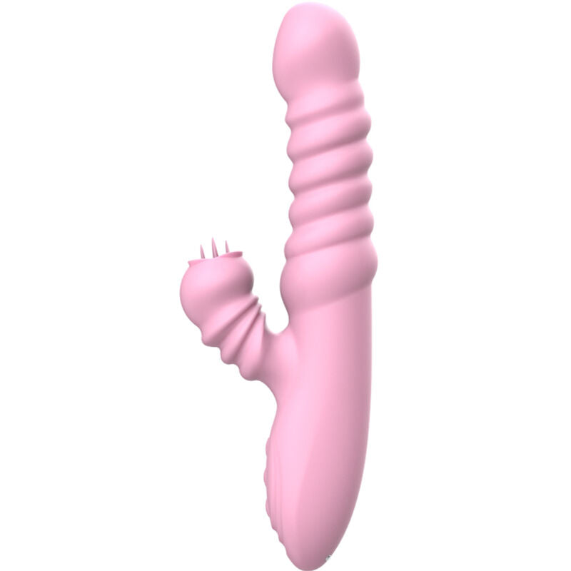 ARMONY - MULTIFUNCTION VIBRATOR WITH STIMULATING TONGUE PINK HEAT EFFECT