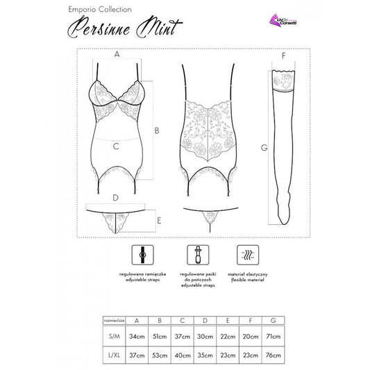 LIVCO CORSETTI FASHION - PERSINNE MIT EMPORIO SET CORSET + CALCINHA + MÍDIA