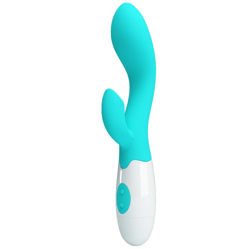 PRETTY LOVE - VIBRADOR BRILHANTE PARA PONTO G VERDE ÁGUA