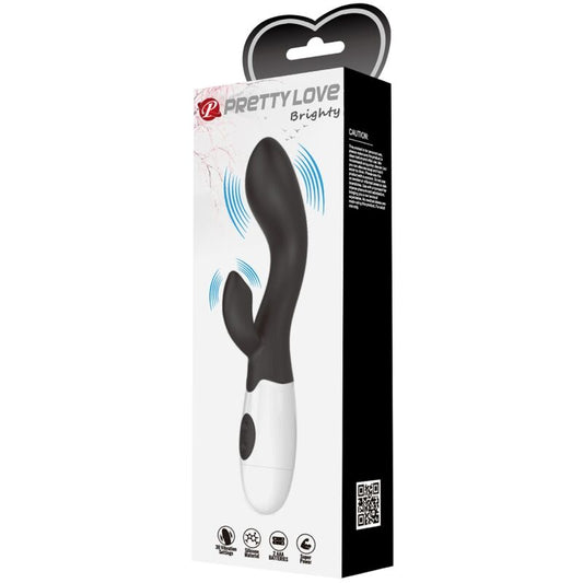 PRETTY LOVE - VIBRADOR PRETO BRILHANTE PARA PONTO G