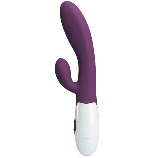 PRETTY LOVE - ALVIS RABBIT VIBRADOR E PONTO G ROXO