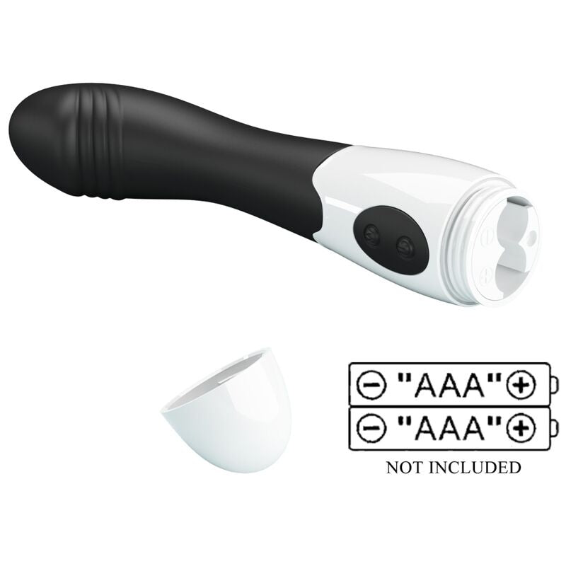 PRETTY LOVE - VIBRADOR ELEMENTAL PONTO G 30 MODOS PRETO