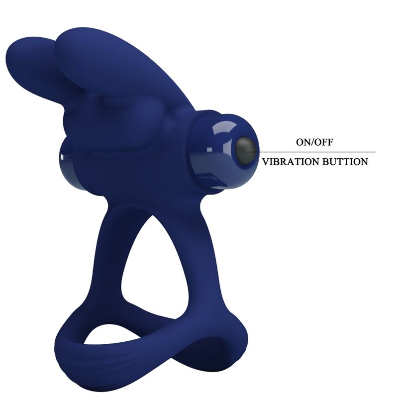 PRETTY LOVE - ANEL DUPLO VIBRATÓRIO FRANCISCO BLUE RABBIT