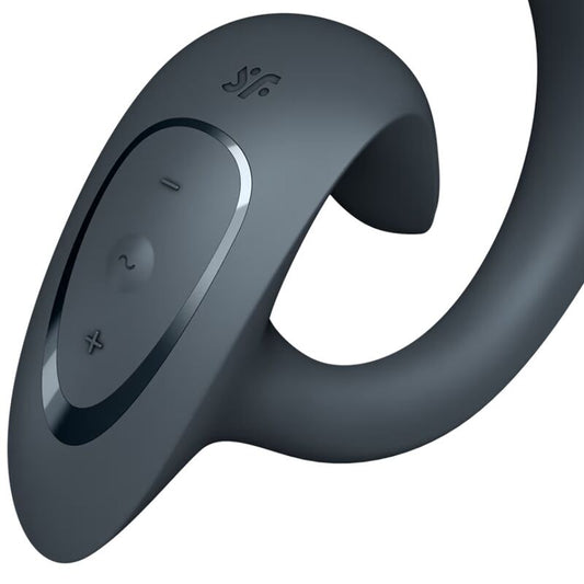 SATISFYER - G DE DEUSA 1 VIBRADOR COELHO CINZA ESCURO?