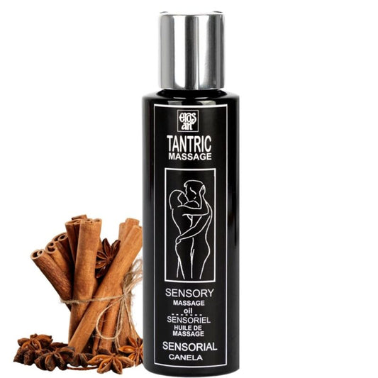 EROS-ART - ÓLEO DE MASSAGEM TÂNTRICA NATURAL E CANELA AFRODISÍACA 100 ML