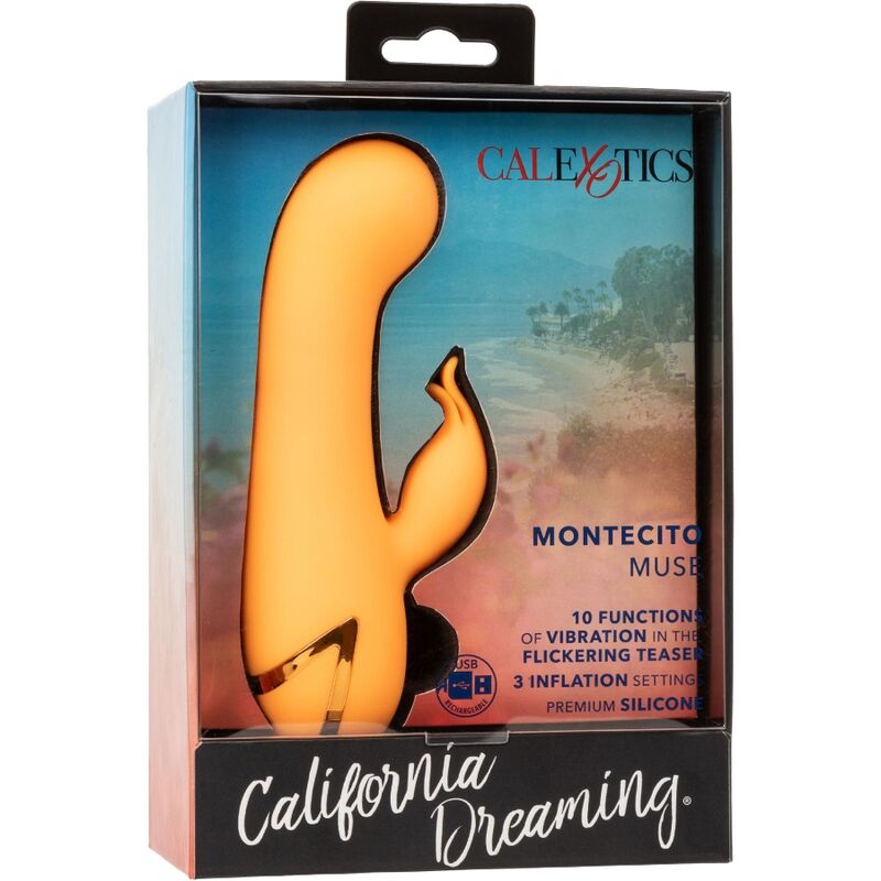 CALEXOTICS - VIBRADOR MONTECITO MUSE ORANGE RABBIT DA CALIFORNIA DREAMING
