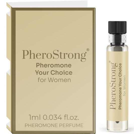 PHEROSTRONG - PERFUME DE FEROMÔNIO DA SUA ESCOLHA PARA MULHERES 1 ML