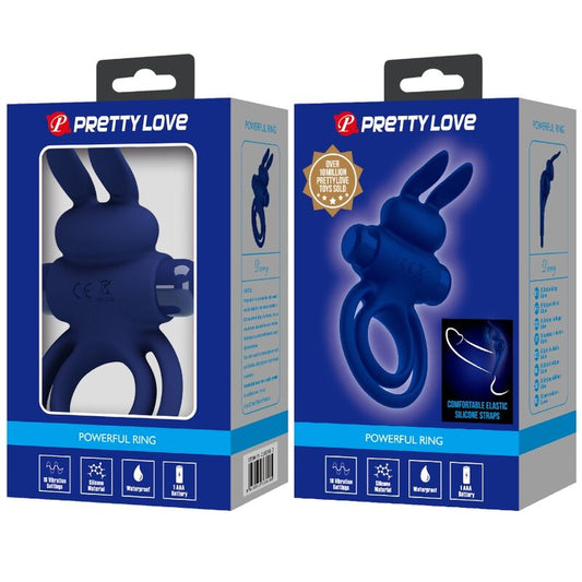 PRETTY LOVE - ANEL DUPLO VIBRATÓRIO DAREY BLUE RABBIT