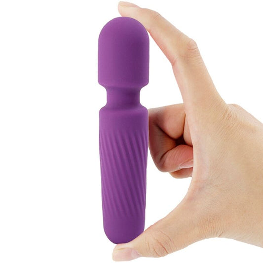 ARMONY - SEU MASSAGEADOR E VIBRADOR MÁGICO RECARREGÁVEL 10 VIBRAÇÕES ROXO
